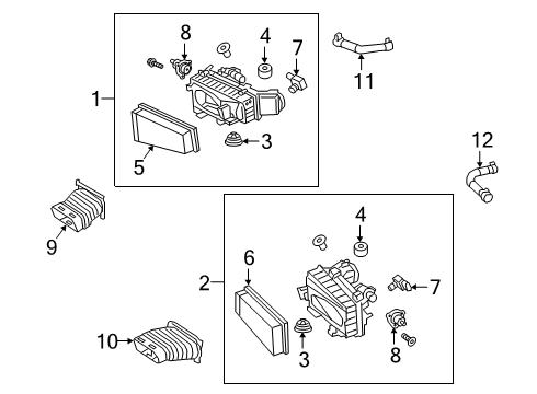 Air Inlet Duct Diagram for 177-090-16-82