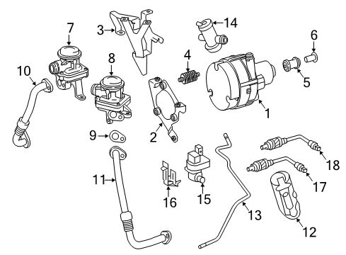 Vapor Canister Diagram for 211-470-06-59