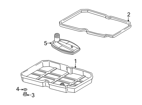 2003 Mercedes-Benz CL600 Transmission Diagram