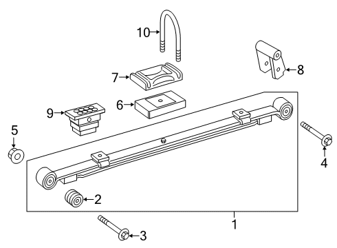 2020 Mercedes-Benz Sprinter 1500 Rear Suspension Diagram