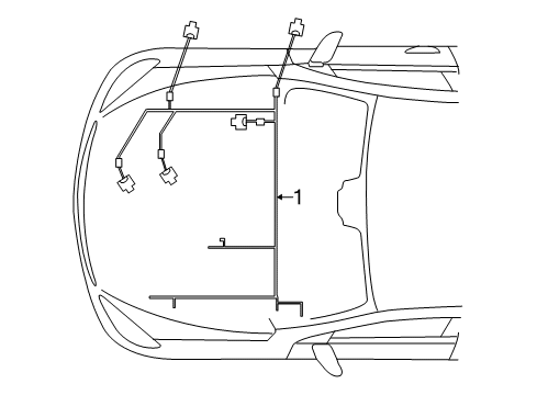 2017 Mercedes-Benz GLE63 AMG S Wiring Harness Diagram 2