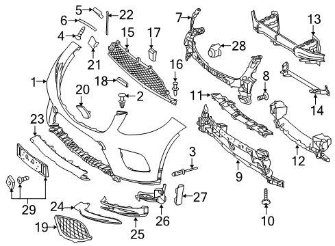 Tow Eye Cap Diagram for 292-885-57-22