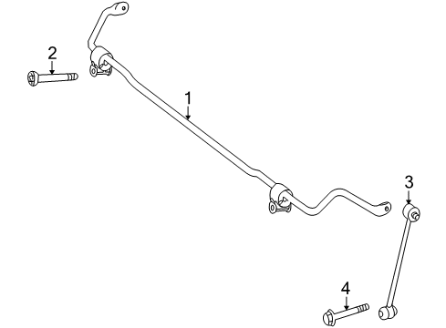 2015 Mercedes-Benz GLK350 Rear Suspension, Control Arm Diagram 3