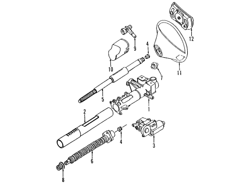 1992 Mercedes-Benz 300TE Ignition Lock, Electrical Diagram 2