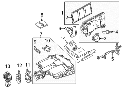 2016 Mercedes-Benz E350 Air Intake