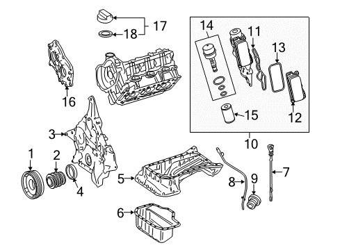 2007 Mercedes-Benz CL550 Filters Diagram 2