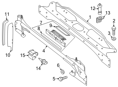 Air Temperature Sensor Clamp Diagram for 005-988-35-78