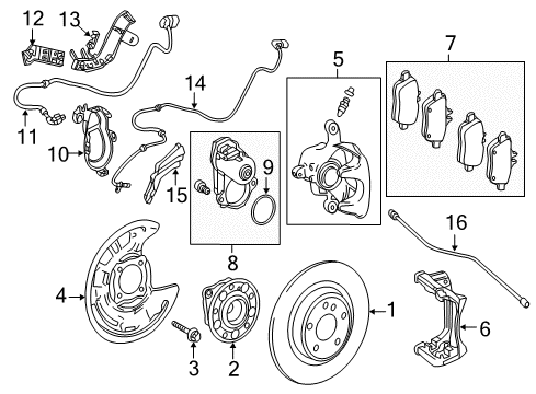 2018 Mercedes-Benz CLA45 AMG Parking Brake Diagram 3