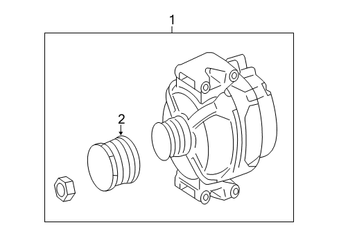 2015 Mercedes-Benz CLS400 Alternator Diagram 2