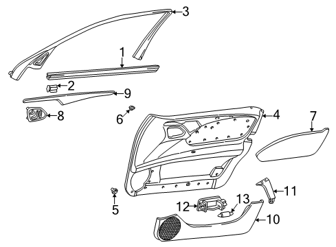 Handle Diagram for 210-810-13-54-7E41