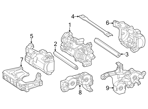 2024 Mercedes-Benz EQE AMG A/C Compressor Diagram