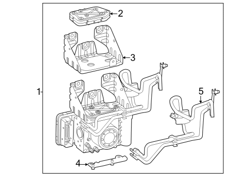 2023 Mercedes-Benz EQS 450 SUV Ride Control  Diagram