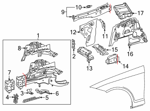 Lower Reinforcement Diagram for 213-637-01-16