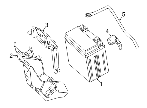 2018 Mercedes-Benz GLC350e Battery Diagram 1