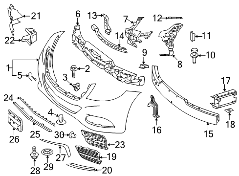 Lower Mount Diagram for 222-885-14-65