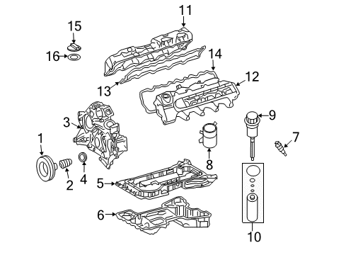 2010 Mercedes-Benz SLK55 AMG Filters Diagram 2