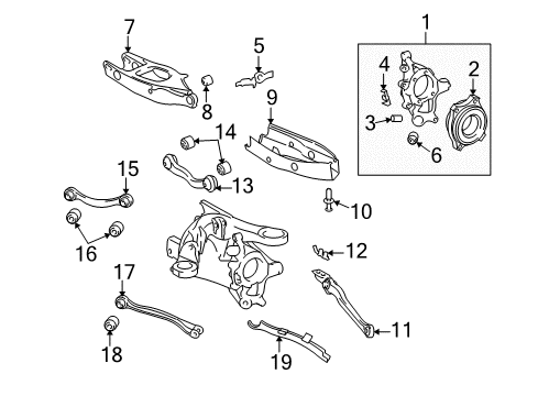 Lower Control Arm Diagram for 211-350-03-06