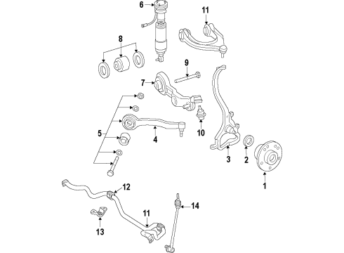 Stabilizer Link Diagram for 221-320-01-89