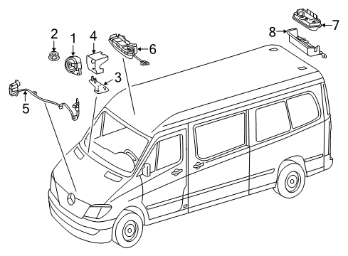 2017 Mercedes-Benz Sprinter 2500 Alarm System Diagram