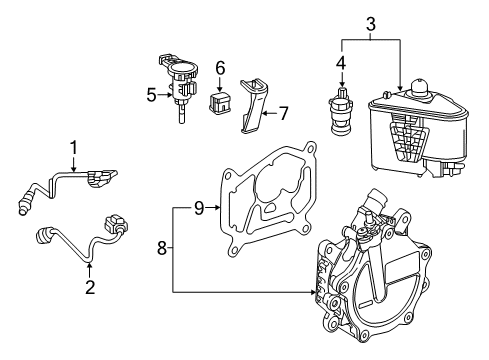 2015 Mercedes-Benz GLA45 AMG Powertrain Control Diagram 2