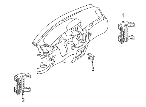 2010 Mercedes-Benz S400 Fuse & Relay Diagram 1