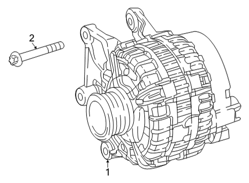 2021 Mercedes-Benz E350 Alternator