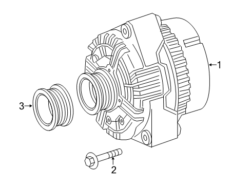 2017 Mercedes-Benz G63 AMG Alternator