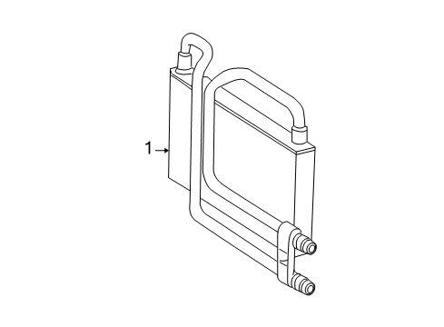 2008 Mercedes-Benz S63 AMG Power Steering Oil Cooler