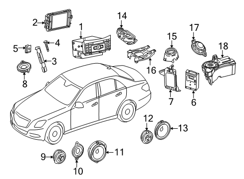 2013 Mercedes-Benz E350 Navigation System Diagram 4