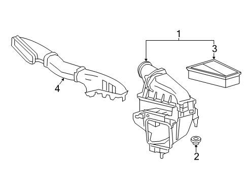 2014 Mercedes-Benz CLA250 Air Intake