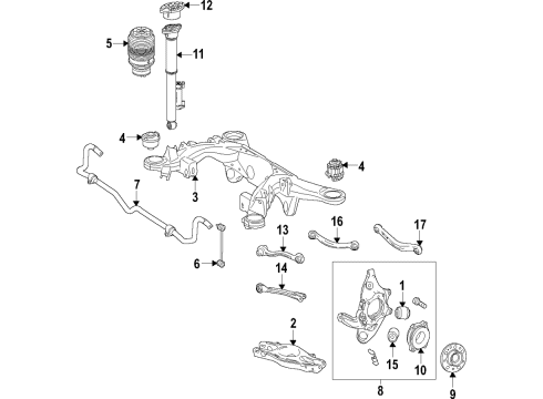 Shock Absorber Diagram for 290-320-86-00