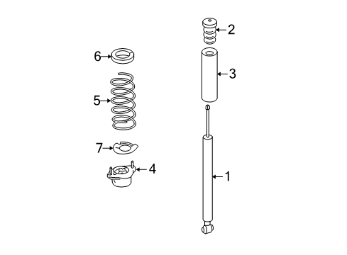 2013 Mercedes-Benz C250 Shocks & Components - Rear Diagram 2