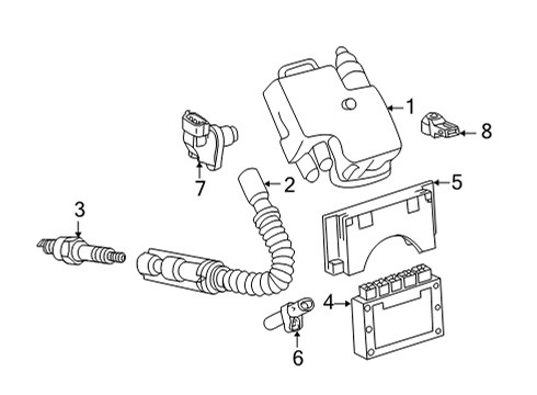 2009 Mercedes-Benz G55 AMG Powertrain Control Diagram 1