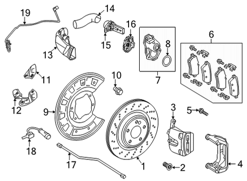 2018 Mercedes-Benz AMG GT R Parking Brake Diagram 3