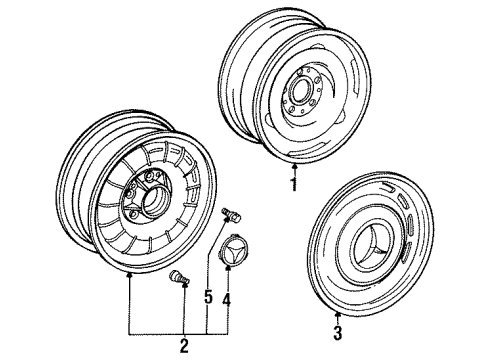 1985 Mercedes-Benz 300CD Wheels