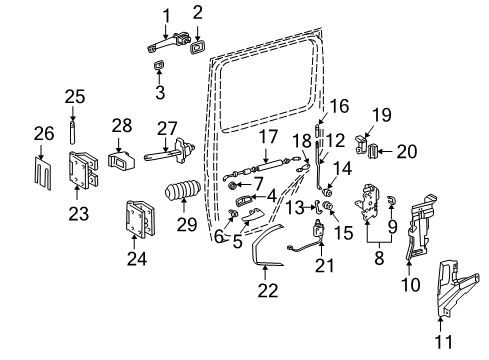 2005 Mercedes-Benz G55 AMG Back Door - Electrical Diagram 3