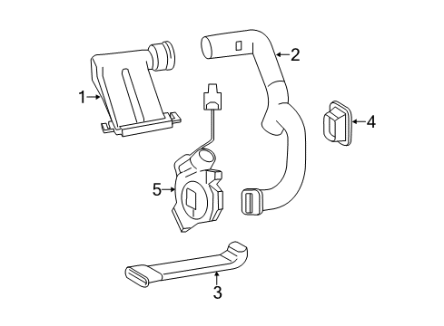 2015 Mercedes-Benz CLS400 Ducts Diagram 1