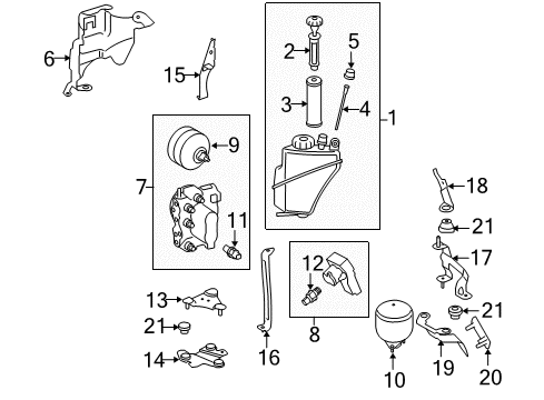 2013 Mercedes-Benz S400 Auto Leveling Components