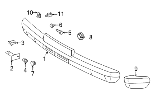 2008 Mercedes-Benz G500 Bumper & Components - Front