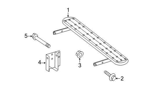 2011 Mercedes-Benz Sprinter 2500 Step Assembly Diagram 2