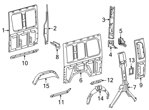 SIDE PANEL Diagram for 906-636-68-10