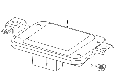 2021 Mercedes-Benz GLA45 AMG Electrical Components Diagram 1