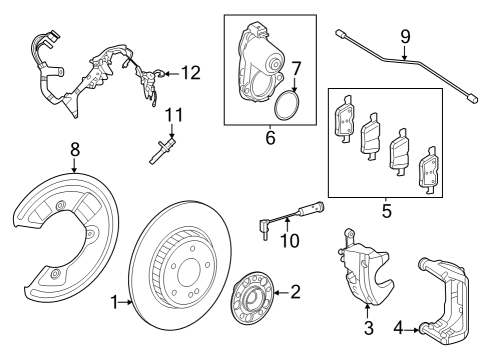 Caliper Mount Diagram for 297-423-11-00