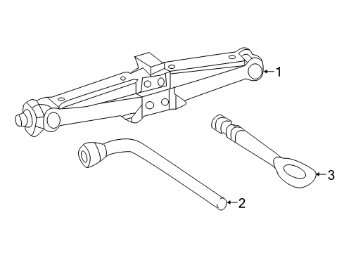 2019 Mercedes-Benz E450 Jack & Components Diagram 4