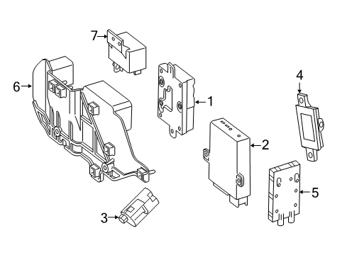 2023 Mercedes-Benz Metris Electrical Components Diagram 2