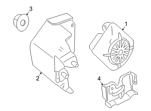 2011 Mercedes-Benz E550 Anti-Theft Components Diagram 1