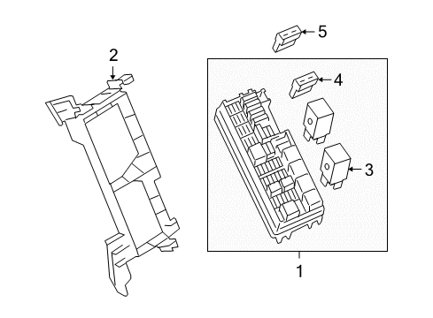 2010 Mercedes-Benz ML450 Fuse & Relay Diagram 2