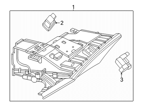 2024 Mercedes-Benz EQS 580 Glove Box Diagram