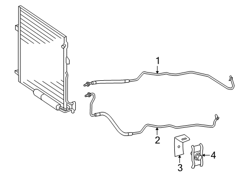 2008 Mercedes-Benz R320 Trans Oil Cooler