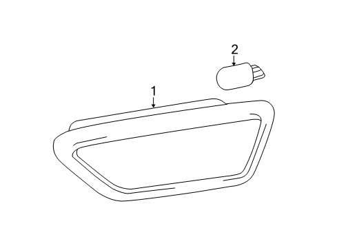 Signal Lamp Diagram for 242-906-02-42